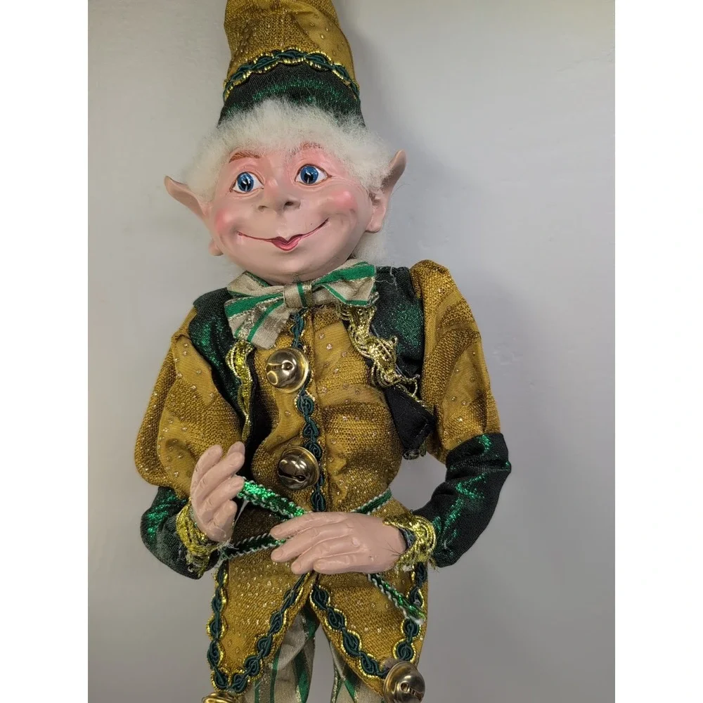 Elf PIXIE DOLL FARIES Christmas Poseable Elf Wire‎ Frame 22